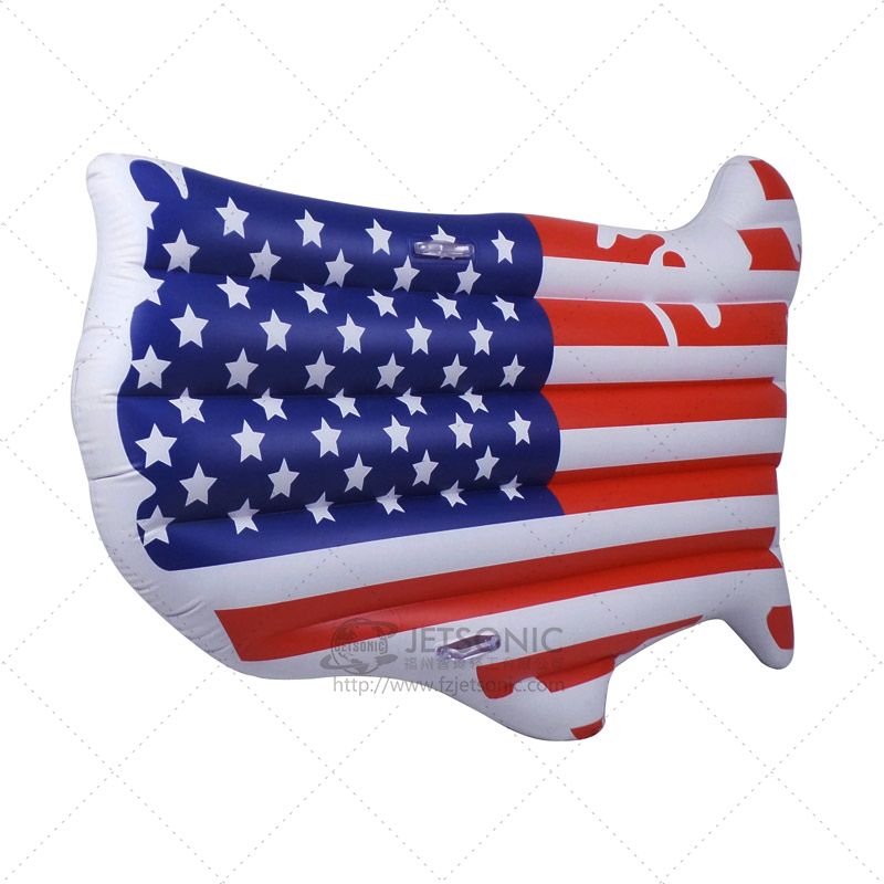 Inflatable US Flag Map Float