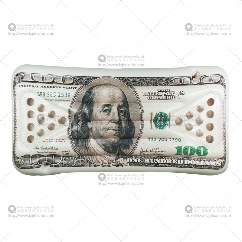 One Inflatable Hundred Dollar ($100) Bill  Print Beer Pong