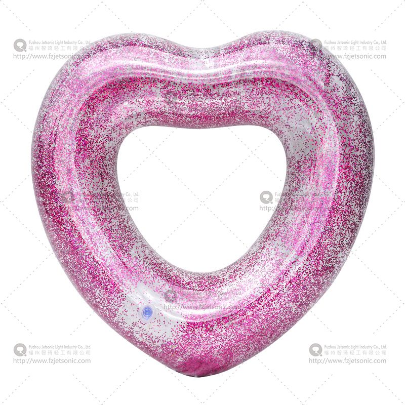 Inflatable Pool Ring Glitter/Pink