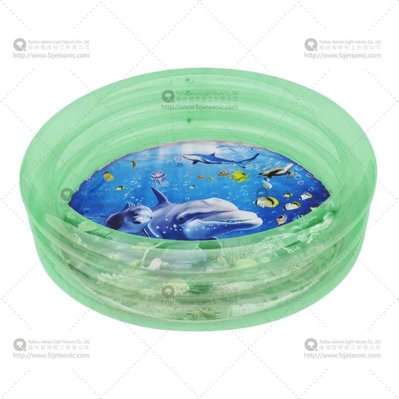 Inflatable Kid Pool Green
