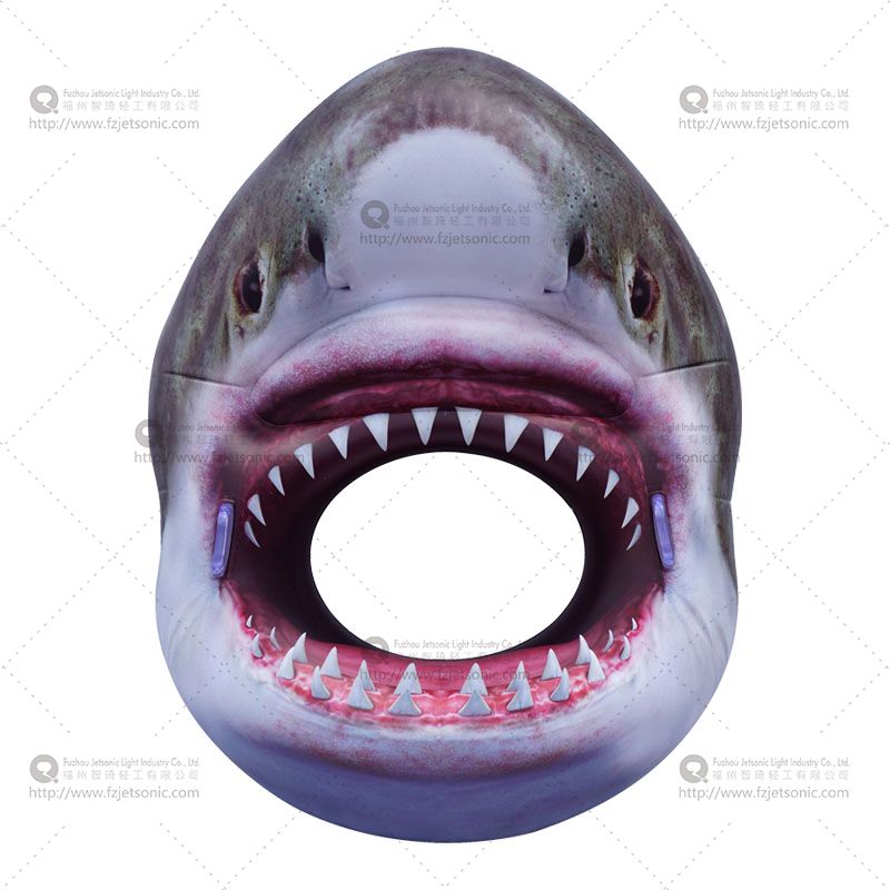 Inflatable Pool Ring Float Shark