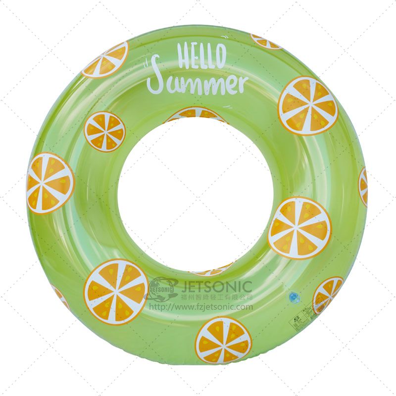 Inflatable Pool Ring/Orange  