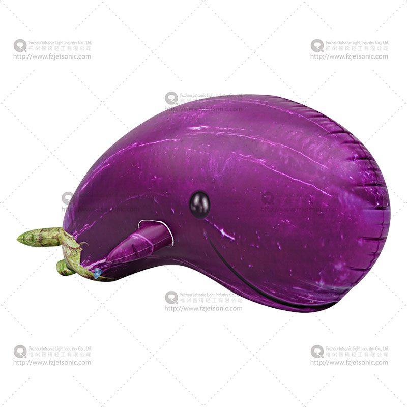 Inflatable Eggplant Whale