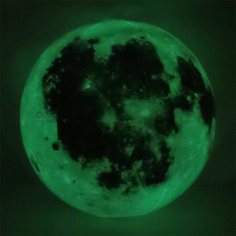 Inflatable Moon glow in the dark
